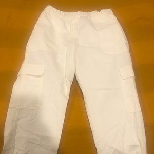 White Aritzia Babaton Cargo Pant (Size 12)